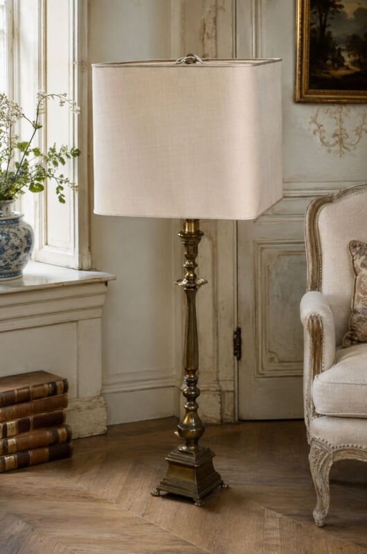 BRONZOVÁ STOJACIA LAMPA